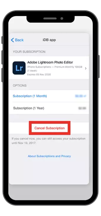 Cancel Lightroom Subscription.2