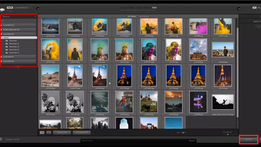 Lightroom Features